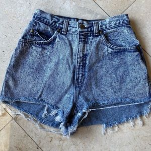Vintage Levi's Acid Wash Shorts Size 26